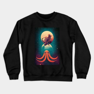 Cosmic Sea Life Crewneck Sweatshirt